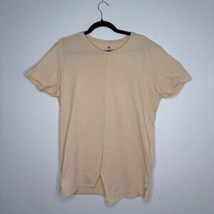 Ron Tomson Los Angeles Short Sleeve Crewneck T-Shirt — Men’s Small — Beige